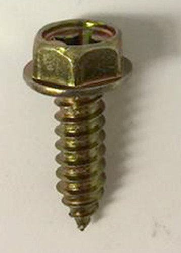 Amazon.com: 50 M6-1.81 x 20mm Phillips Hex License Plate Screws